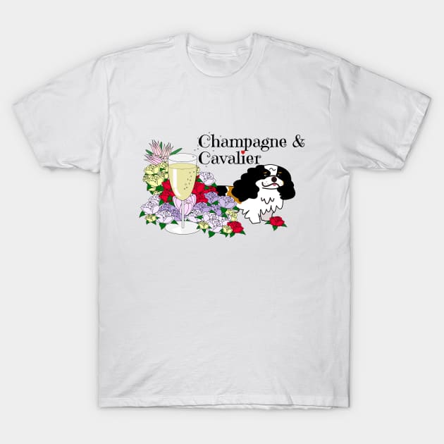 Champagne & Cavalier T-Shirt by designInk